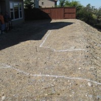 Sloping lot 